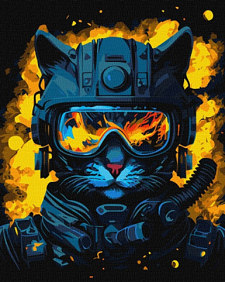 Картина по номерам Повелитель огня 40х50 см 40x50 см Идейка 