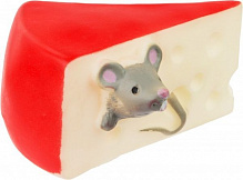 Игрушка для собак Lilli Pet Мышка в сыре со звуком 9 см
