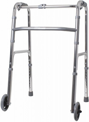 Ходунки-рамки на 2 колесах складные регулируемые по высоте Ridni RD-OP-W03 (KJT905D)