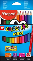 Карандаши цветные Color'peps Maxi 12 шт. MP834010 Maped