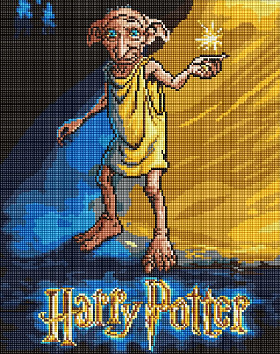 Алмазна мозаїка Harry Potter: Постер з Добі ©Warner Bros. Ideyka