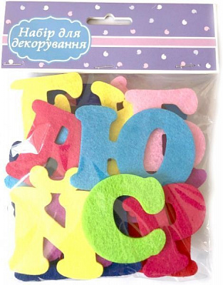 Набор из фетра Абетка 33 шт. Аплі-Краплі