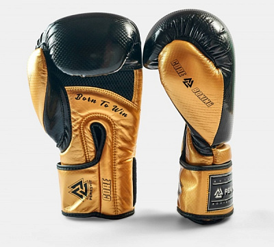 Боксерские перчатки Peresvit 501271-121 р. 12 Core Boxing Gloves черный с желтым