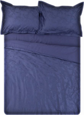 Комплект постельного белья 1,5 синий Domikus 