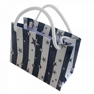 Пакет подарунковий 80х110х50 мм Print 30006