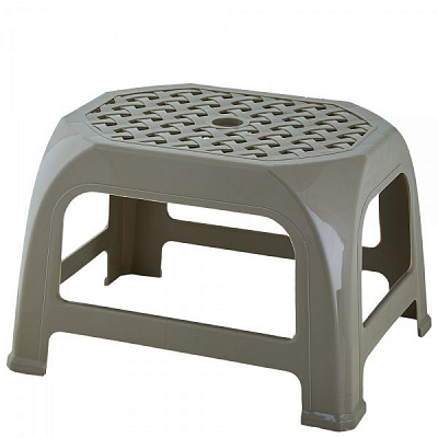 Табурет пластиковий Алеана Крихітка 20x24x30,5 см какао