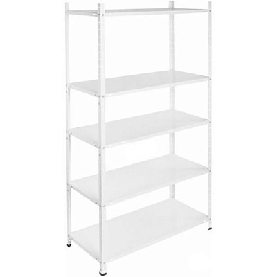 Стеллаж металлический СПУ-4 1850x950x400 мм белый 