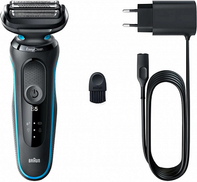 Електробритва Braun Series 5 51-M1000s чорний/м'ятний (81770268)