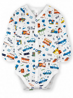 Боди для мальчика Софія Автомобили р.56 белый 451356 