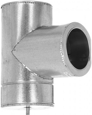 Трійник термо 1 мм нерж/оц Ф160/220 мм 87°LIRA-LTD