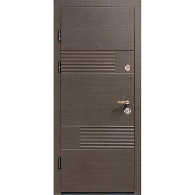Дверь входная Министерство дверей КС 58+ венге серый 2050x960мм левая
