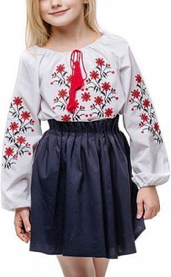 Блуза Сварга Незабудка р.104 червоний SV-CFE0016-0424-02028-104