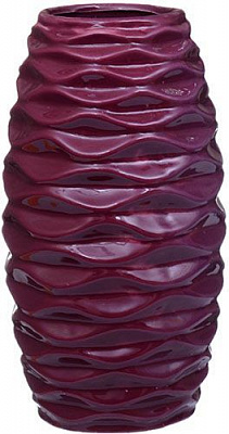 Ваза 30 см бургунді 940-241 Lefard