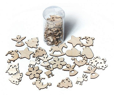 Фигурка декоративная фанера 20 шт. 1297 