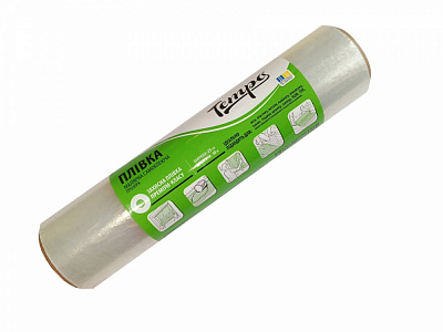 Пленка защитная Tempo малярная самоклеящаяся прозрачная 250 мм x 30 м