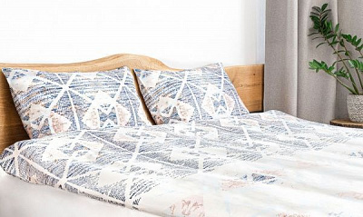 Комплект постельного белья Vintage 2,0 серый Saffran 