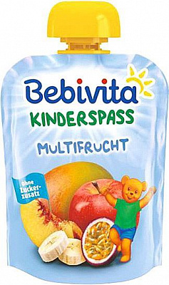 Пюре Bebivita Мультифрукт 90 г 