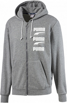 Джемпер Puma REBEL Bold FZ Hoody TR 58136703 р. L сірий
