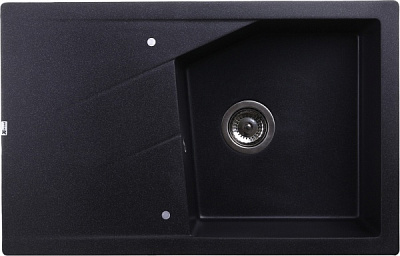 Мойка для кухни Metalac X-granit Linea Plus черная 188622 