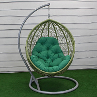 Крісло-кокон GreenGard Підвісне Ніколь 105 зелений
