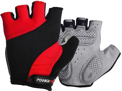 Варежки PowerPlay 5041D_M_Red р. M черный с красным