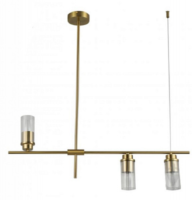 Люстра Miorro Scala 765x100x690 мм 3x40 Вт E14 мідь 51-311-067