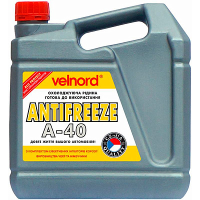 Антифриз Velvana А-40 желтый 4 л