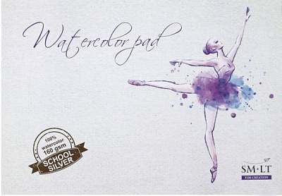 Склейка для акварели A3 42х29,5 см 160 г/м² 20 листов Smiltainis