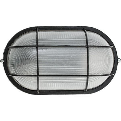 Cвітильник Ecostrum 60 Вт овальний чорний