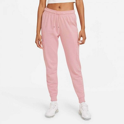 Брюки Nike W NSW AIR PANT FLC MR CZ8626-630 р. M светло-розовый