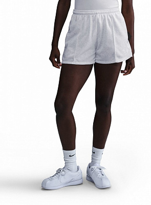 Шорты Nike W NSW NK CHLL FT MR 4IN SHORT HF6940-051 р. XS белый