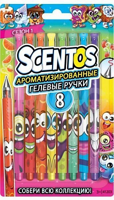 Набір ручок гелевих Scentos ароматних Феєрія ароматів