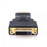 Адаптер Cablexpert черный (A-HDMI-DVI-3) HDMI-DVI, M/F, позолоченные контакты 
