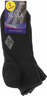 Шкарпетки Легка хода 6302 2 пари р. 23-25 чорний
