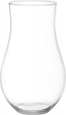 Ваза стеклянная прозрачная элегантность 17,5х32,5 см