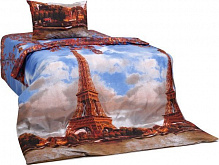 Комплект постельного белья Париж 1,5 разноцветный UP! (Underprice) 