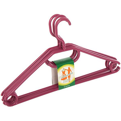 Набір вішалок Сорочка кольорові 5 шт