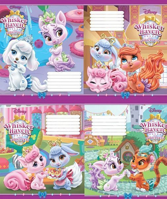 Зошит шкільний Palace Pets 12 аркушів коса Міцар+