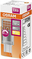 Лампа светодиодная Osram Superstar Pin 3,5 Вт капсульная прозрачная G9 220 В 2700 К 4058075235892 