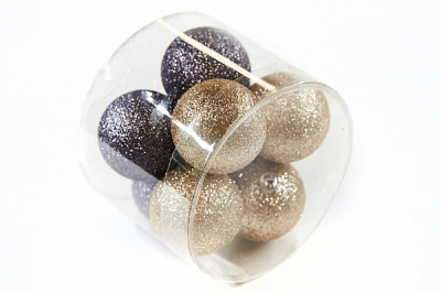 Набір ялинкових куль 9439 d112 мм 14,5 см 8 шт./уп.