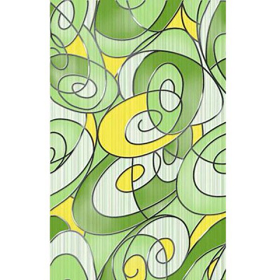 Декор Golden Tile Ріо зелений К24321 250x400 мм