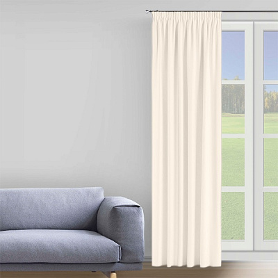 Штора VELOUR 150х275 молочний Decora textile