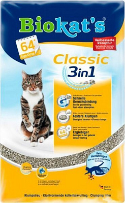 Наполнитель для кошачьего туалета Gimpet Biokat's CLASSIC Orange 20 кг