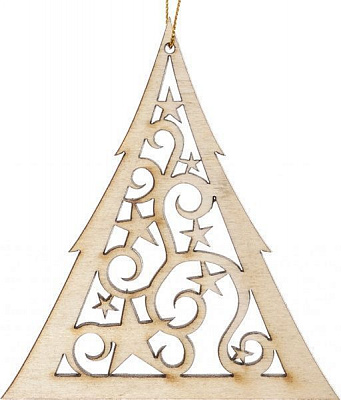 Подвеска Елка 11.5 см 