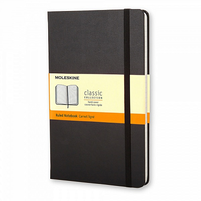 Нотатник Classic 13х21 см лінійка чорний QP060 Moleskine