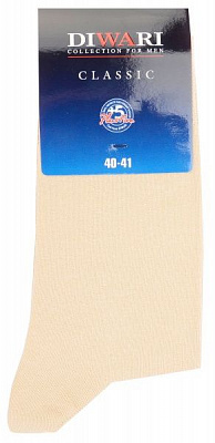Носки мужские Diwari CLASSIC 000 р. 25 бежевый 