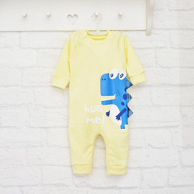 Ромпер-реглан унісекс Blanka Обіймашки р.86 жовтий 12932