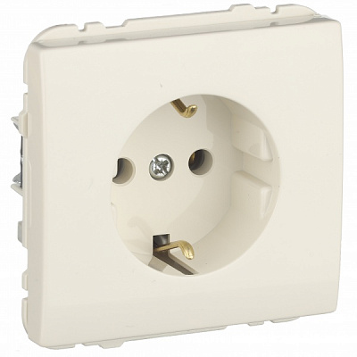 Розетка з кришкою кінцева із заземленням Efapel Apolo IP44 слонова кістка 50634 TMF