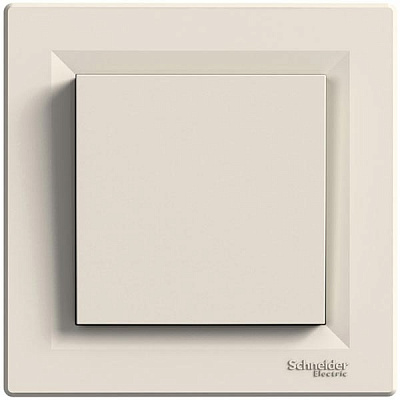 Розетка с заземлением Schneider Electric Asfora 16 А 250 В с крышкой кремовый EPH3100123