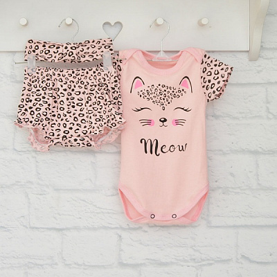 Комплект Blanka Мяу рожевий р.86 12973